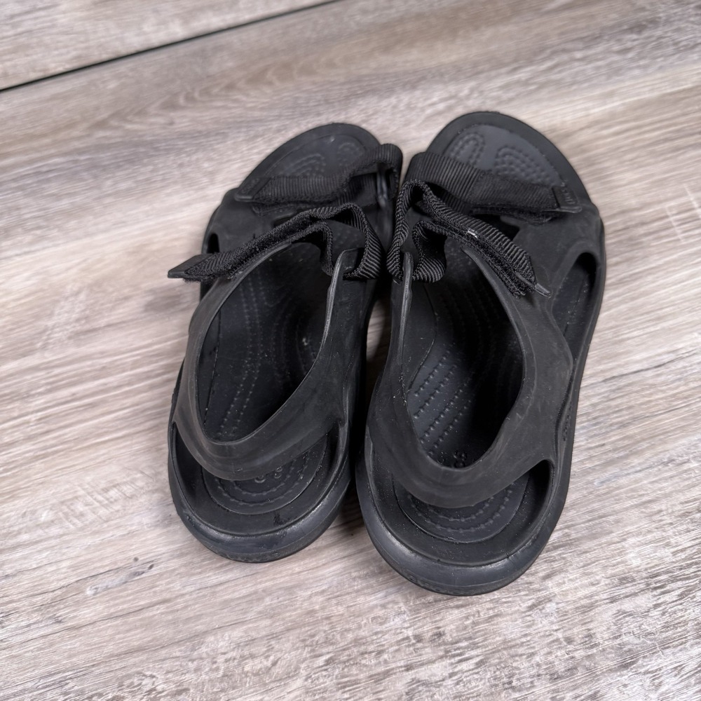 Crocs Women's Swiftwater Expedition Sandals Size 7 Black Hiking‎ Shoes - Picture 4 of 8